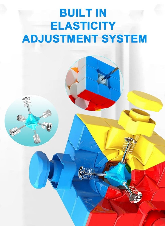 CFMOUR 20 Pack 3x3 Speed Cube Set - Stickerless Magic Cubes Bundle 3x3x3- Fast Turning Birthday Party Easter Valentines Day Gifts Puzzle Game Brain Toy for Kids and Adult - Image 4